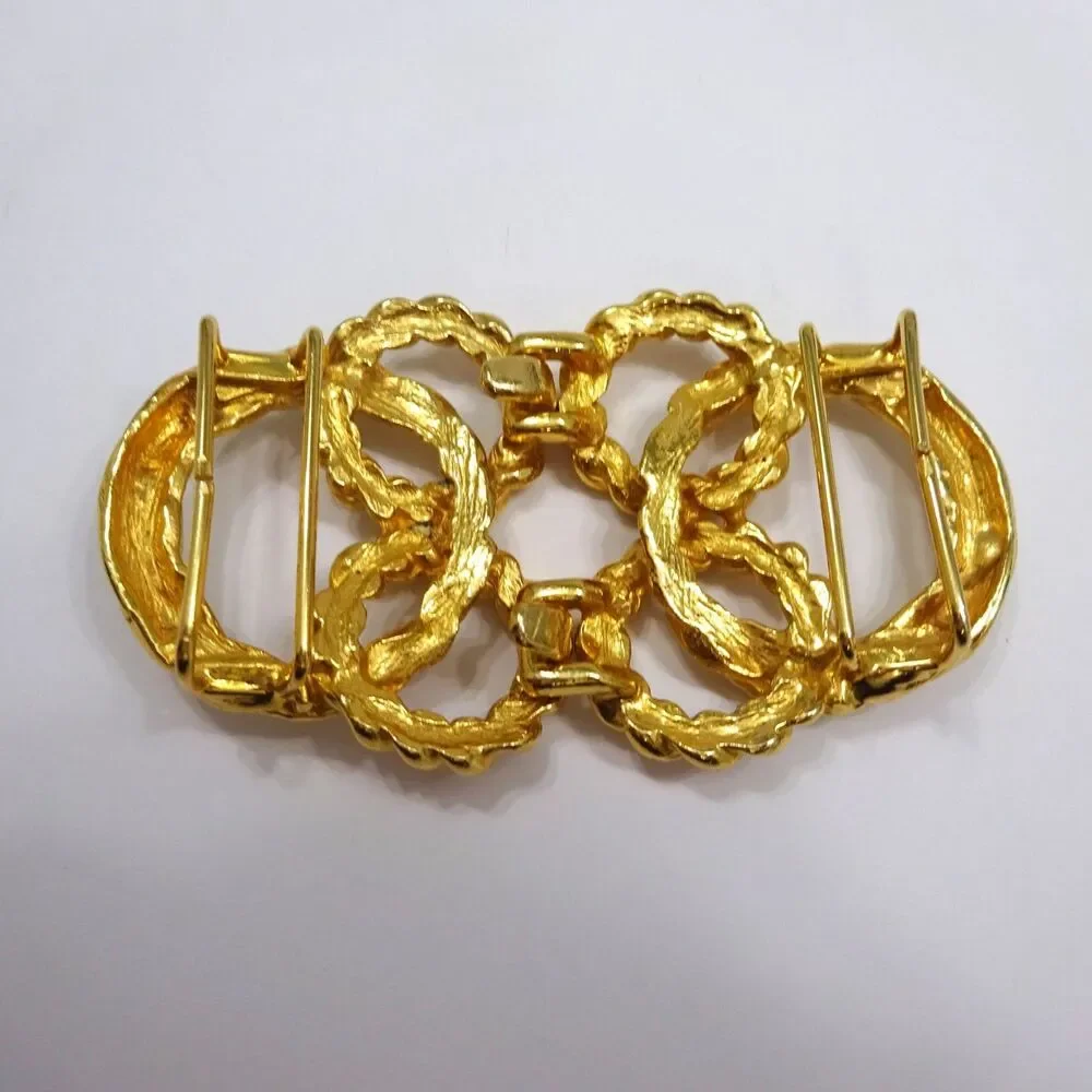 Gay Boyer Gold Tone Belt Buckle